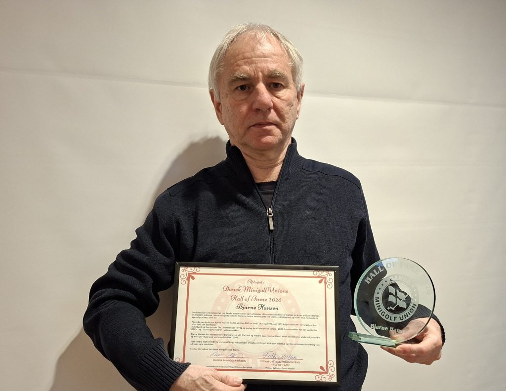 Bjarne Hansen, Minigolfsportens Hall of Fame 2026