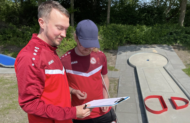 Minigolf: Landstræner Benjamin Skjoldan
